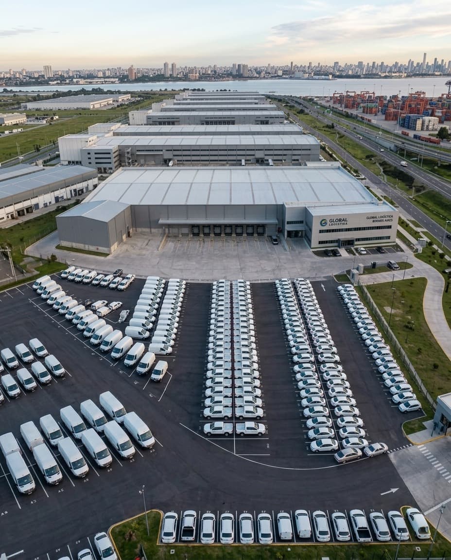 Flota de vehiculos corporativos impecables